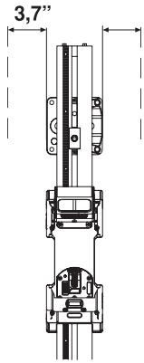 HUSQVARNA WS 460 - Riel y accesorios del soporte de pared - 3