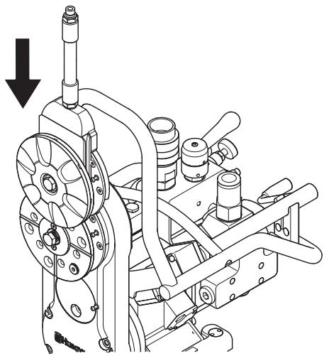 HUSQVARNA WS 460 - Fit the blade - 4