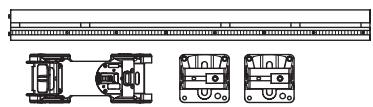 HUSQVARNA WS 460 - Montez les fixations murales et le rail - 1