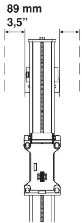 HUSQVARNA WS 460 - Riel y accesorios del soporte de pared - 6