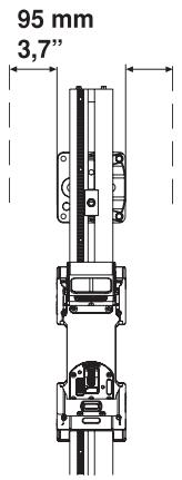 HUSQVARNA WS 460 - Mount wall mountings and rail - 3