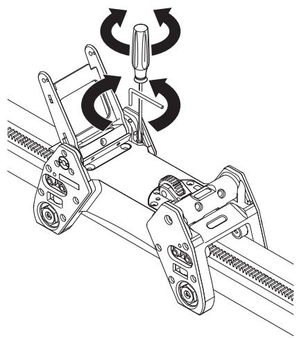 HUSQVARNA WS 460 - Adjusting the side rollers - 1