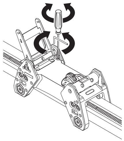 HUSQVARNA WS 460 - Réglage des rouleaux latéraux - 1
