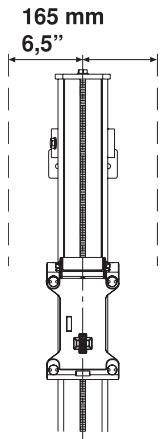 HUSQVARNA WS 463 - Riel y accesorios del soporte de pared - 2