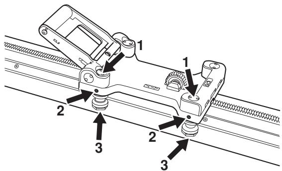 HUSQVARNA WS 463 - Adjusting the guide wheels - 2