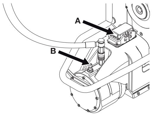 HUSQVARNA WS440 HF - Aggregat anschließen - 1