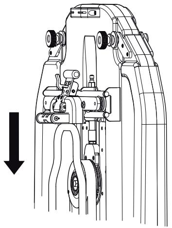 HUSQVARNA WS440 HF - Fit the blade guard - 4