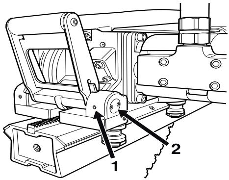 HUSQVARNA WS440 HF - Trennschleifer im Sägewagen justieren - 1