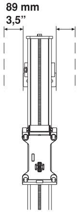 HUSQVARNA WS440 HF - Mount wall mountings and rail - 2