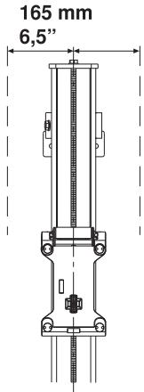 HUSQVARNA WS440 HF - Montez les fixations murales et le rail - 1