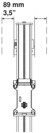 HUSQVARNA WS440 HF - Montez les fixations murales et le rail - 2