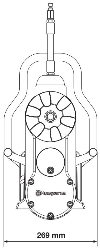 HUSQVARNA WS440 HF - Recommended blade speed - 3