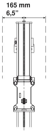 HUSQVARNA WS440 HF - Riel y accesorios del soporte de pared - 1