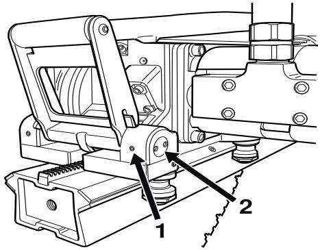 HUSQVARNA WS440 HF - Réglage de la scie dans le chariot desciage - 1