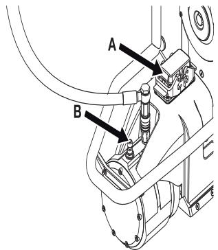 HUSQVARNA WS440 HF - Connect the power unit - 1