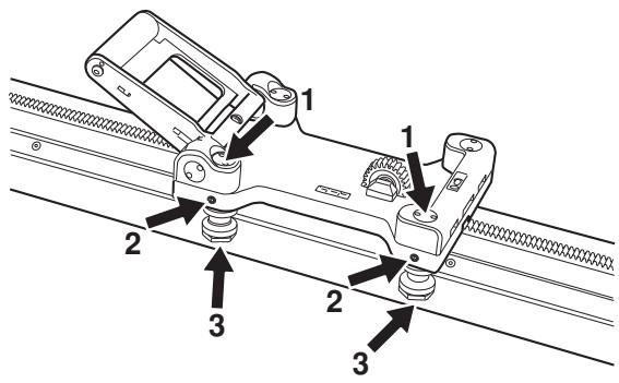 HUSQVARNA WS440 HF - Adjusting the guide wheels - 2