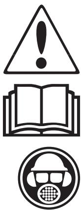 HUSQVARNA WS440 HF - Symbols on the machine: - 1