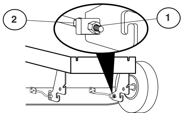 HUSQVARNA YTH 180 - Reglage lateral - 1