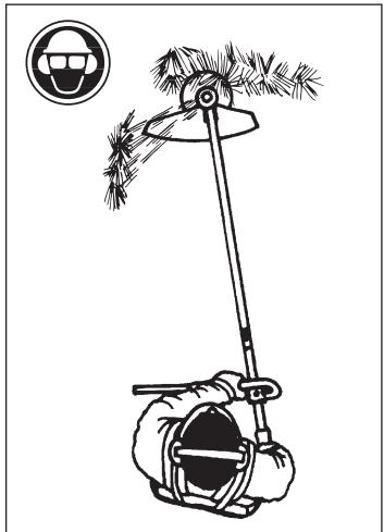 HUSQVARNA 123 L J-HANDLE SET - Débroussaillage avec une lame à herbe - 1