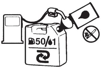 HUSQVARNA 226HS99S - TAUX de mélange recommandé - 1