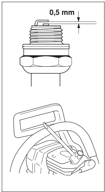 HUSQVARNA 257 - Remplacement du ressort de rappel rompu - 5