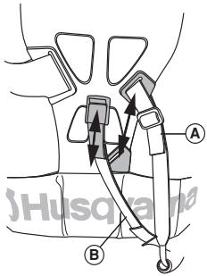 HUSQVARNA 545FX - Einstellung des Gurtes - 5