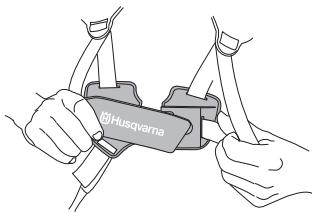 HUSQVARNA 545FX - Réglage du harnais - 4