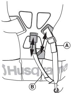 HUSQVARNA 545FX - Réglage du harnais - 5
