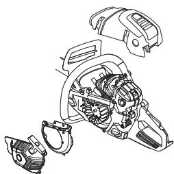 HUSQVARNA 555 - Système de refroidissement - 2