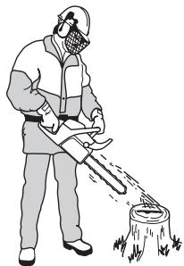 HUSQVARNA 555 - Controle van de kettingsmering - 1