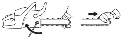 HUSQVARNA 555 - Ketting strekken - 7