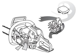 HUSQVARNA 562 XP - Système de refroidissement - 3