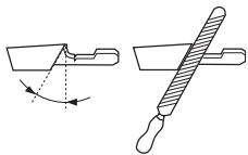 HUSQVARNA 562 XP - Allgemeines über das Scharfen von Schneidezahlen - 2