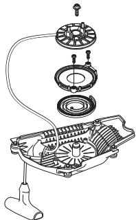 HUSQVARNA 562 XPG - Remplacement d'une corde de lanceur rompue ou usée - 6