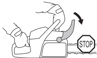 HUSQVARNA 562 XPG - Contrôle de la fonction d'inertie - 4