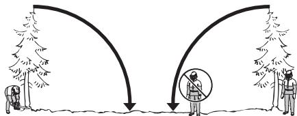 HUSQVARNA 562 XPG - Distance de sécurité - 1