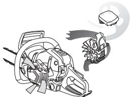 HUSQVARNA 562 XPG - Centrifugal reinigen "Air Injection" - 1