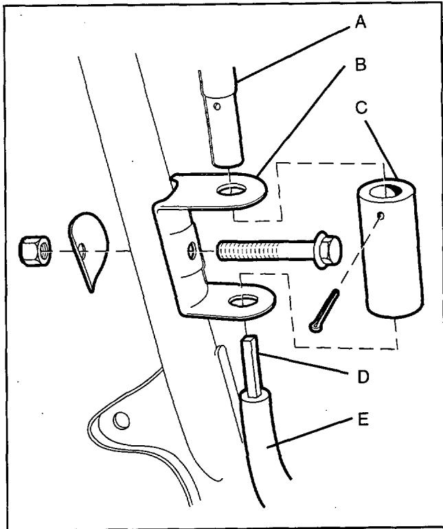 HUSQVARNA 7-23 - Axe flexible et manivelle - 1