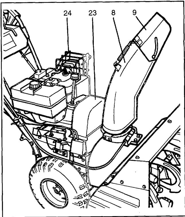 HUSQVARNA 7-23 - Protection du silencieux (24) - 1