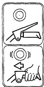HUSQVARNA 7-23 - Symboles sur le chasse-neige - 4