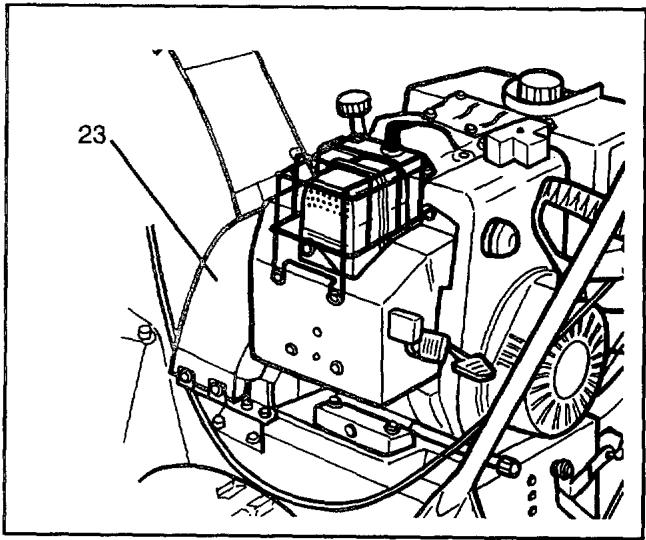 HUSQVARNA 7-23 - Changement des courroies - 1