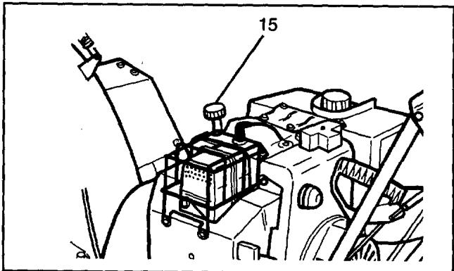 HUSQVARNA 7-23 - Contrôle du niveau d'huile dans le moteur - 2