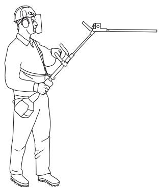 HUSQVARNA COMPLÉMENT TAILLE-HAIE - Protective instructions while working - 2