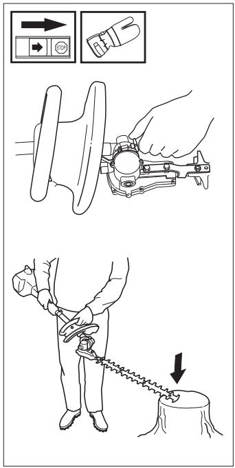 HUSQVARNA COMPLÉMENT TAILLE-HAIE - Modification de l'angle du taille-haie - 1
