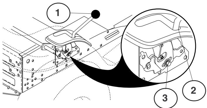 HUSQVARNA CTH200 - Échange de la courroie d'entraînement moteurboite - 1