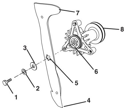HUSQVARNA CTH200 - F lame avec orifice de fixation central (étoile à six branches): - 1