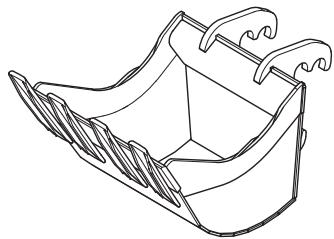 HUSQVARNA DXR 310 - Godet - 1