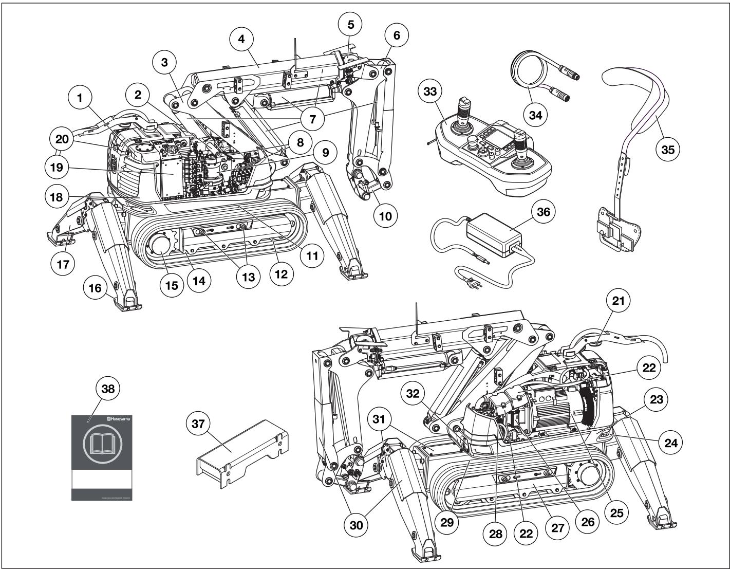 HUSQVARNA DXR 310 - Outils externes (en option) - 1