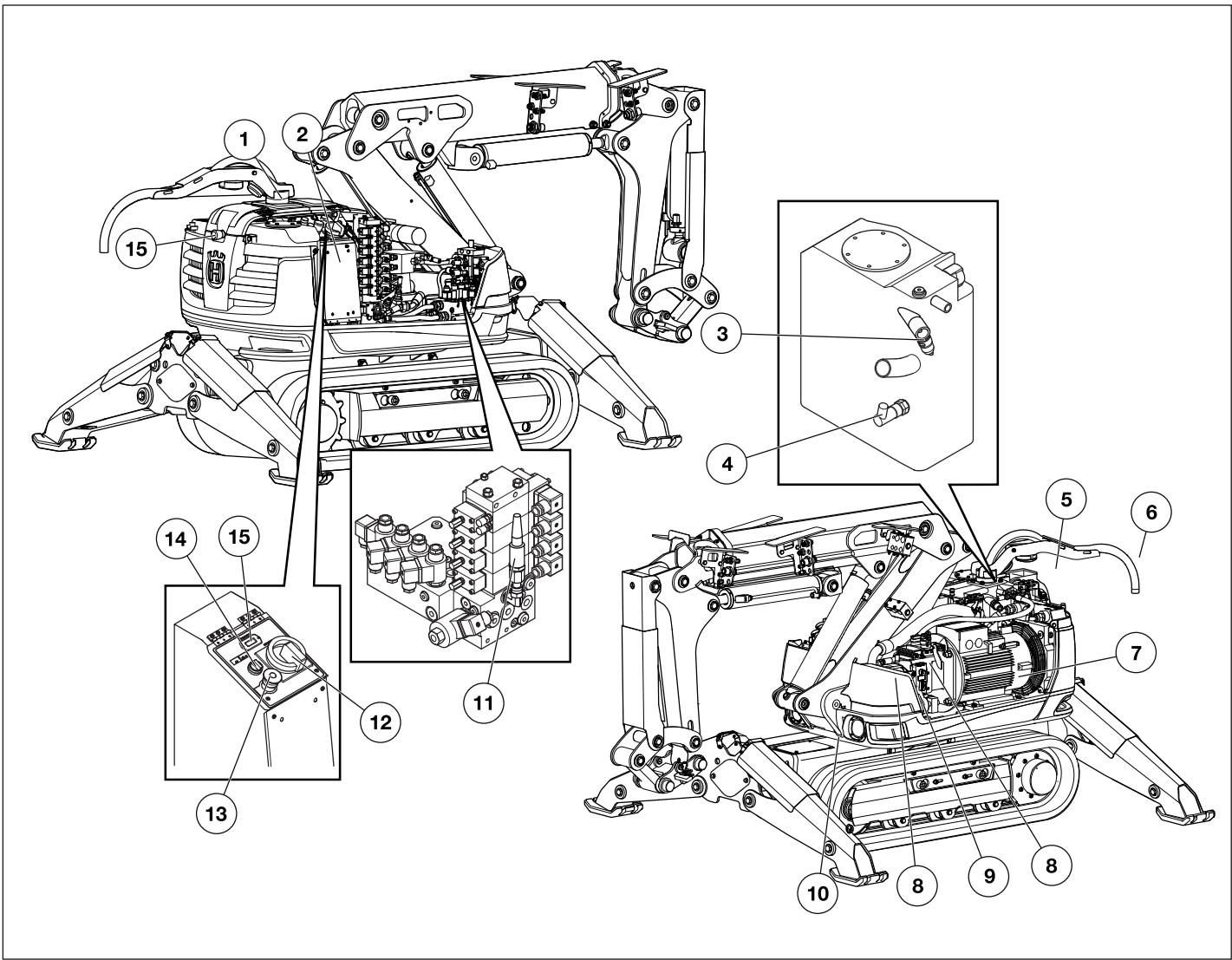 HUSQVARNA DXR 310 - Circuit assé tension - 1