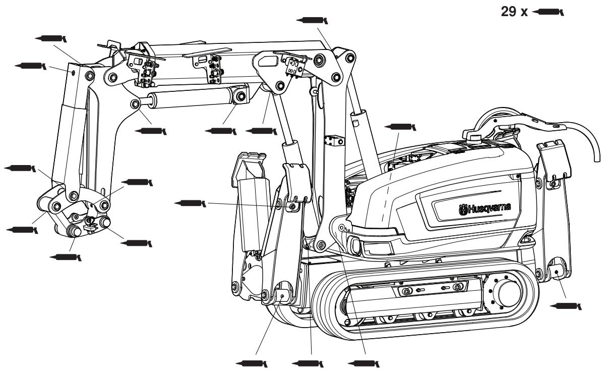 HUSQVARNA DXR 310 - 000 Heures de service - 1